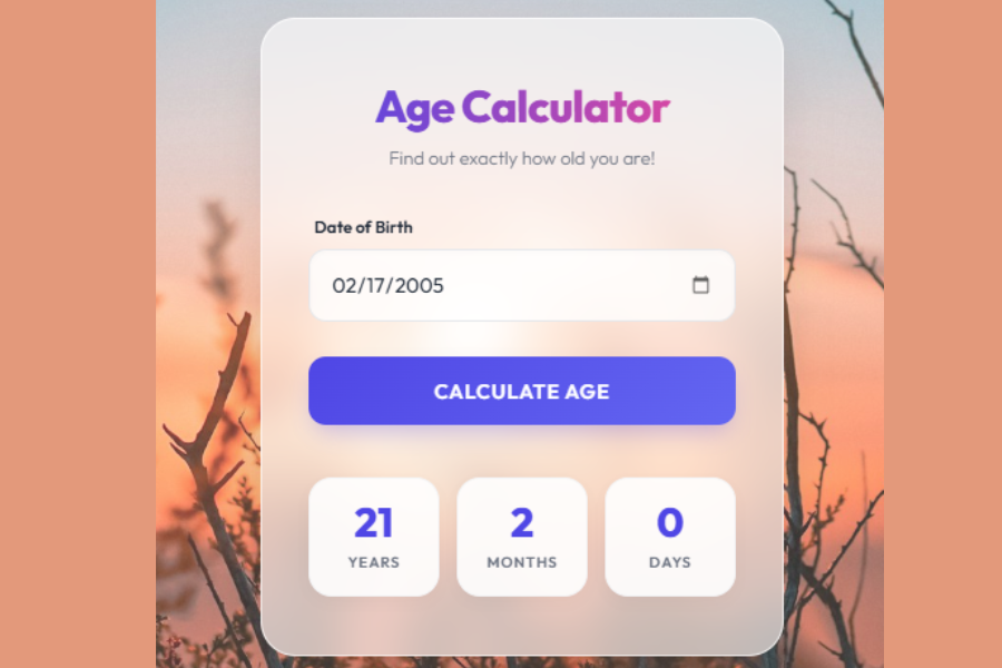 Advanced_Age_Calculator_Using_HTML_CSS_JavaScript