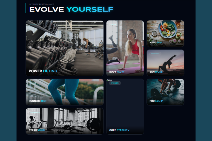 Elite_Fitness_Bento_Gallery_Using_HTML_CSS
