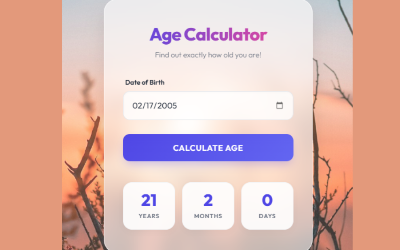 Advanced_Age_Calculator_Using_HTML_CSS_JavaScript