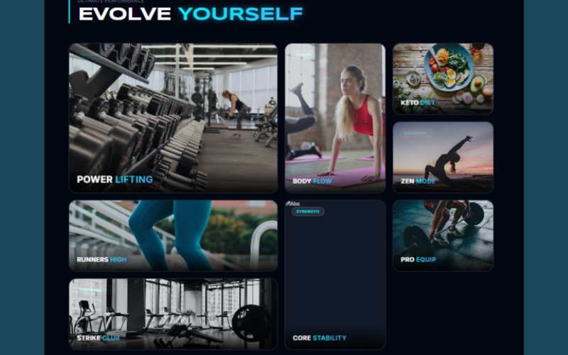 Elite_Fitness_Bento_Gallery_Using_HTML_CSS