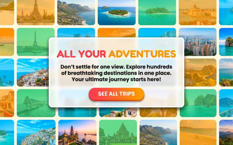 Travel Adventure Landing Design Using HTML, CSS & JavaScript