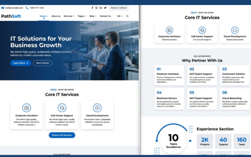 model_website_IT_solution